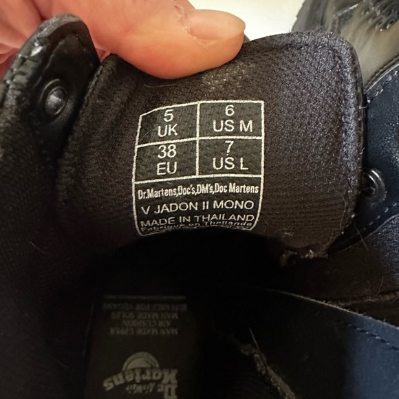 Dr. Martens Platform Boots “Vegan Jadon II” M6/W7 - Picture 4 of 4